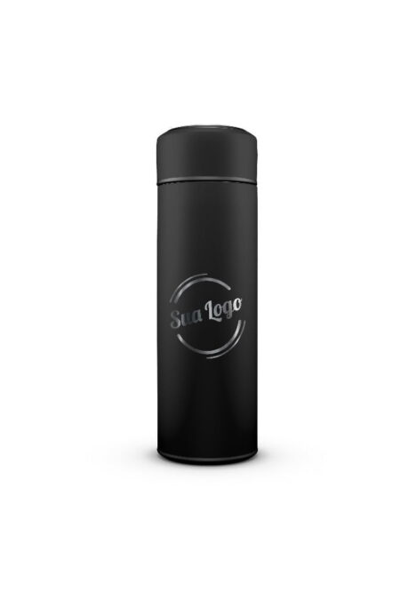 Garrafa Térmica Inox com Termômetro 500ml - Com sua Gravação