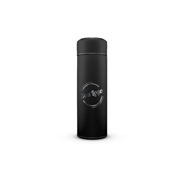 Garrafa Térmica Inox com Termômetro 500ml - Com sua Gravação