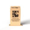 Placa PIX 15x9cm em MDF com QR Code