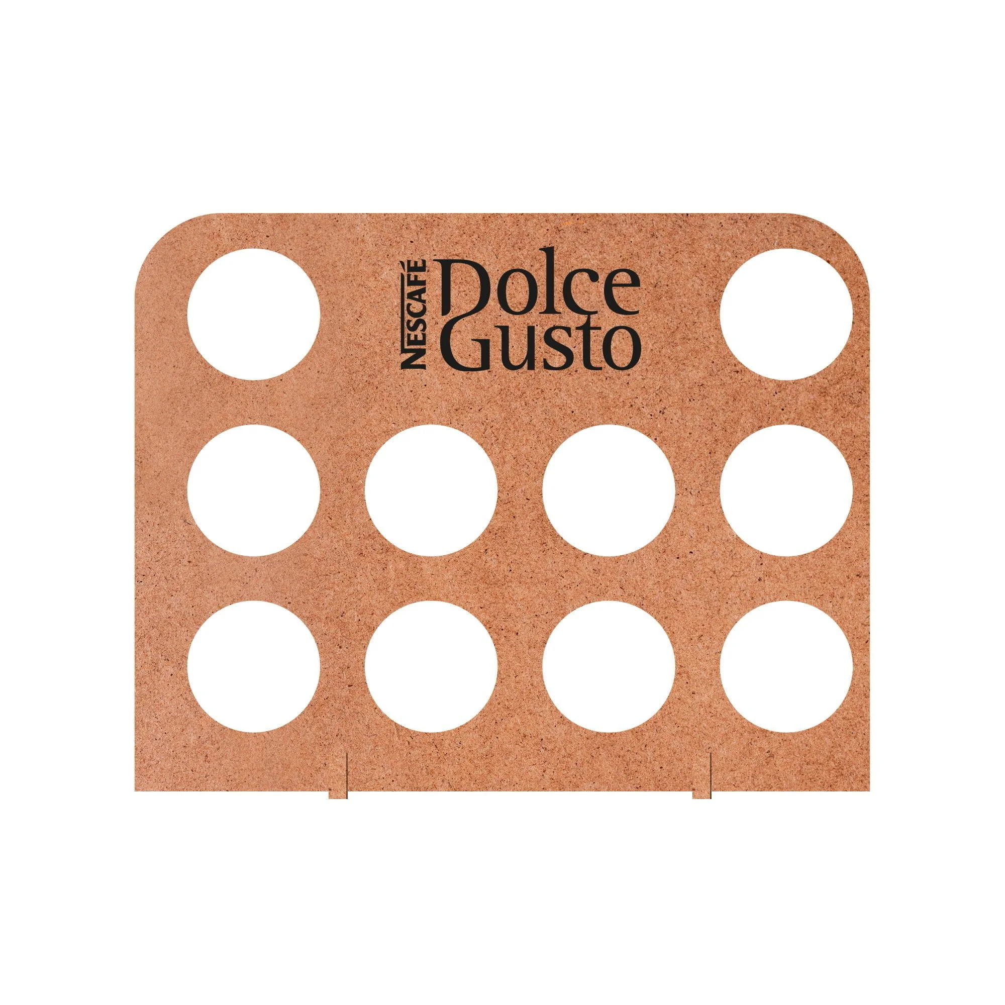 Suporte 10 Cápsulas Compatível com Dolce Gusto em MDF