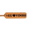 Chaveiro em MDF - Eu Amo Vinho