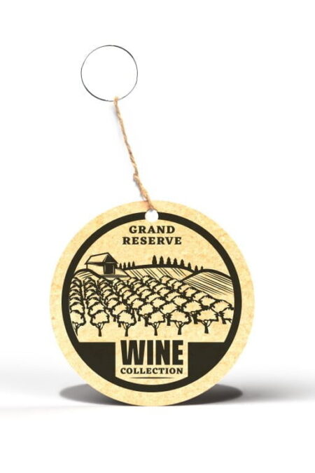Chaveiro em MDF - Redondo - Wine Collection