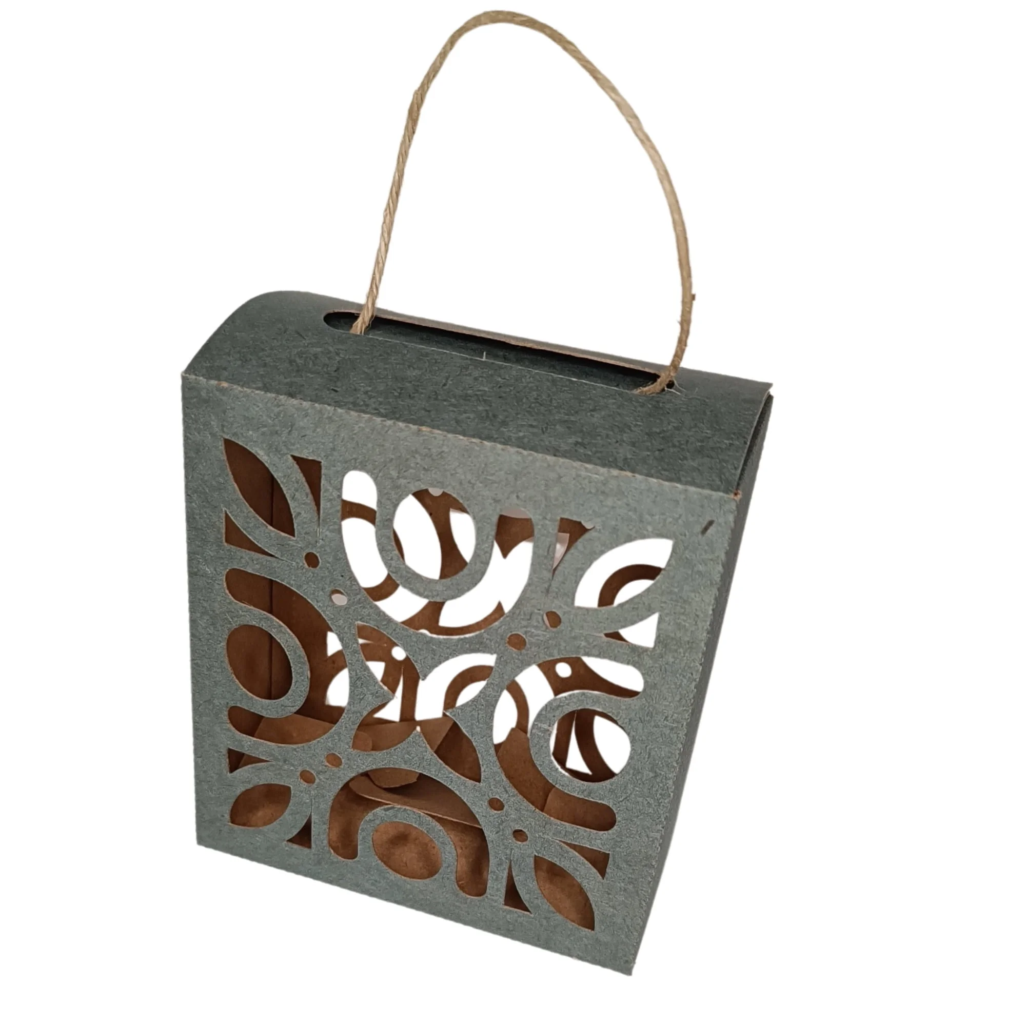 Caixa Sacola Arabescos - 10x9x5cm - 10 Unidades