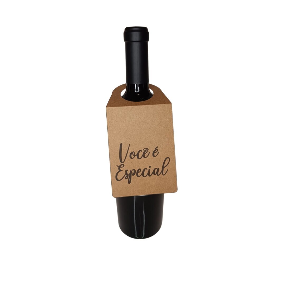 Tag para Vinho - 17x8cm - Você é Especial - 10 Unidades