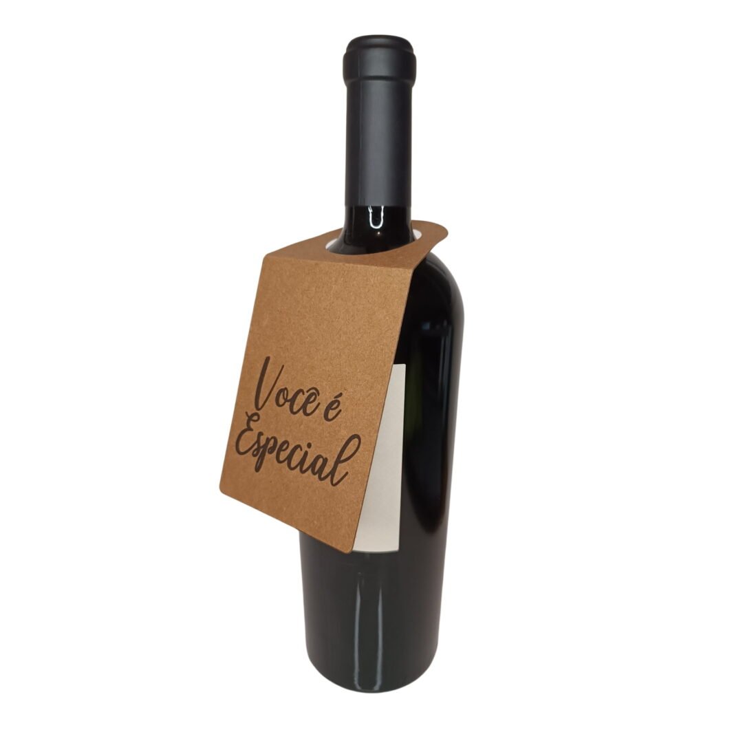 Tag para Vinho - 17x8cm - Você é Especial - 10 Unidades