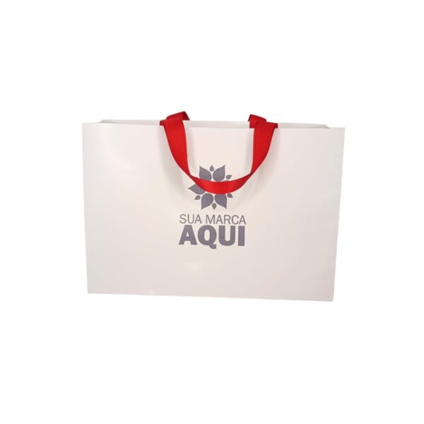 Sacola Papel 20x13x8cm - Personalize com sua Marca - 25 Unidades - Imagem 2