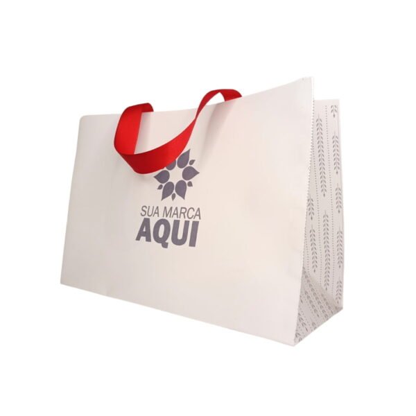 Sacola Papel 20x13x8cm - Personalize com sua Marca - 25 Unidades