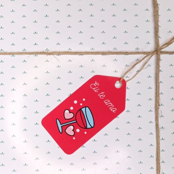 Kit 100 Tag - Dia Dos Namorados - Eu Te Amo - Imagem 2