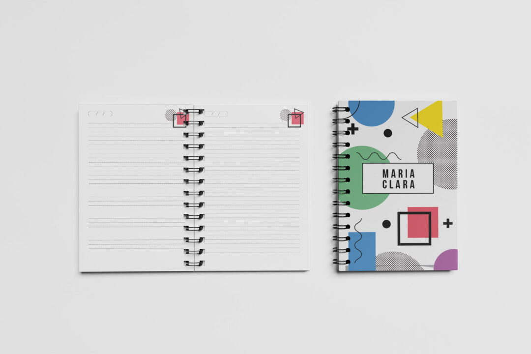 Caderno Grande 18x24cm - Artpop - Divertido Branco