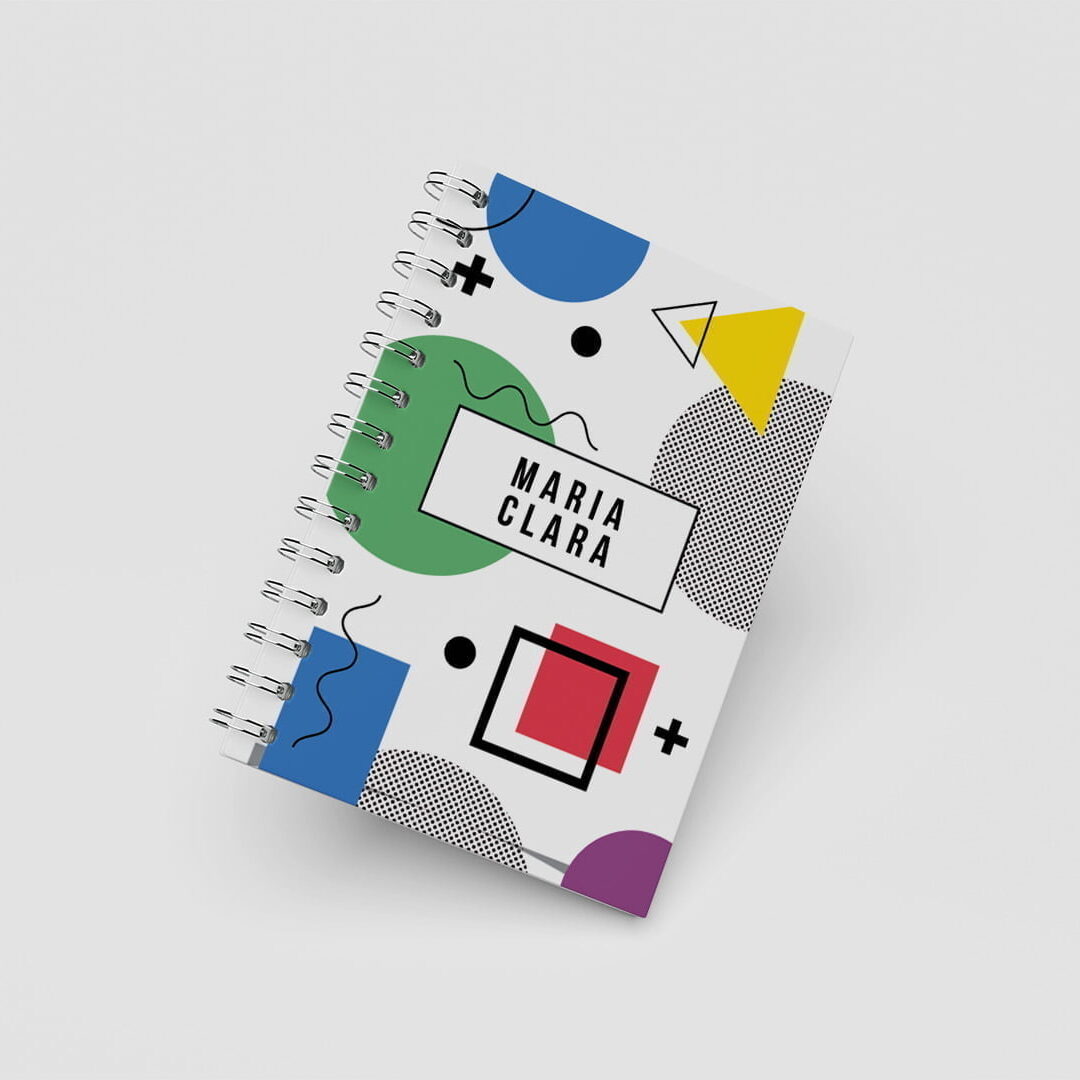 Caderno Grande 18x24cm - Artpop - Divertido Branco