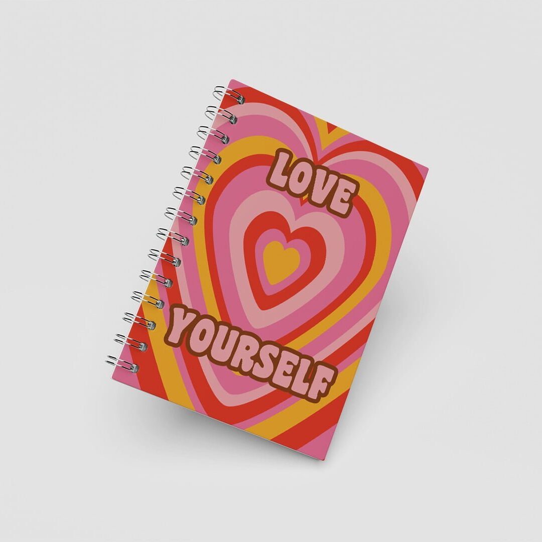 Caderno Grande 18x24cm - Pisicodélico - Love Yourself