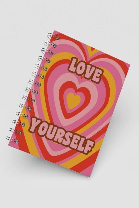 Caderno Grande 18x24cm - Pisicodélico - Love Yourself