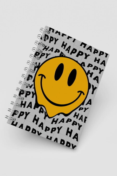 Caderno Grande 18x24cm - Artpop - Happy - Branco