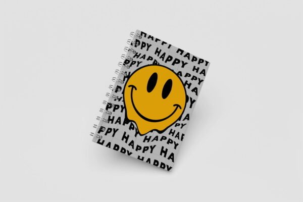 Caderno Grande 18x24cm - Artpop - Happy - Branco