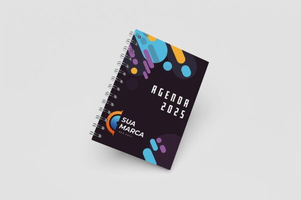 Agenda Capa Dura - A5 - Personalizado com sua Marca