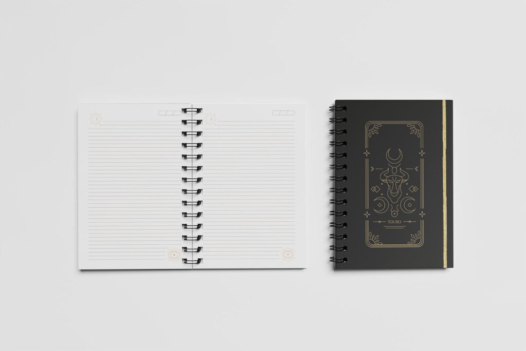 Caderno Grande 18x24cm - Horóscopo - Signo Touro