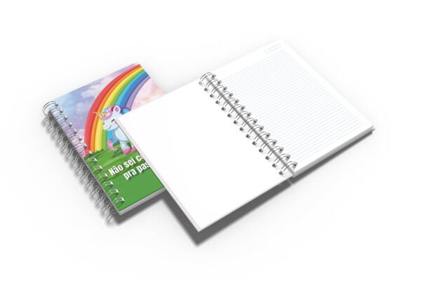 Caderno Grande 19x27cm - Trends - Unicórnio - Passar de Ano - Imagem 2