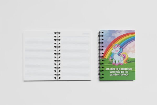 Caderno Grande 19x27cm - Trends - Unicórnio - Ser Adulto - Imagem 2