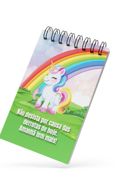 Bloco de Notas 10x15cm - Trends - Unicórnio - Não Desista