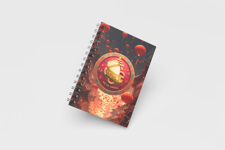 Caderno Grande 19x27cm – Trends – Pé de Chinesa – Vilarejo