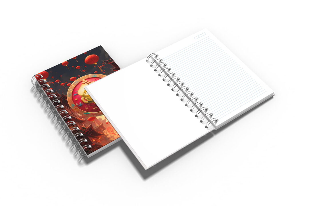 Caderno Grande 19x27cm - Trends - Pé de Chinesa - Vilarejo