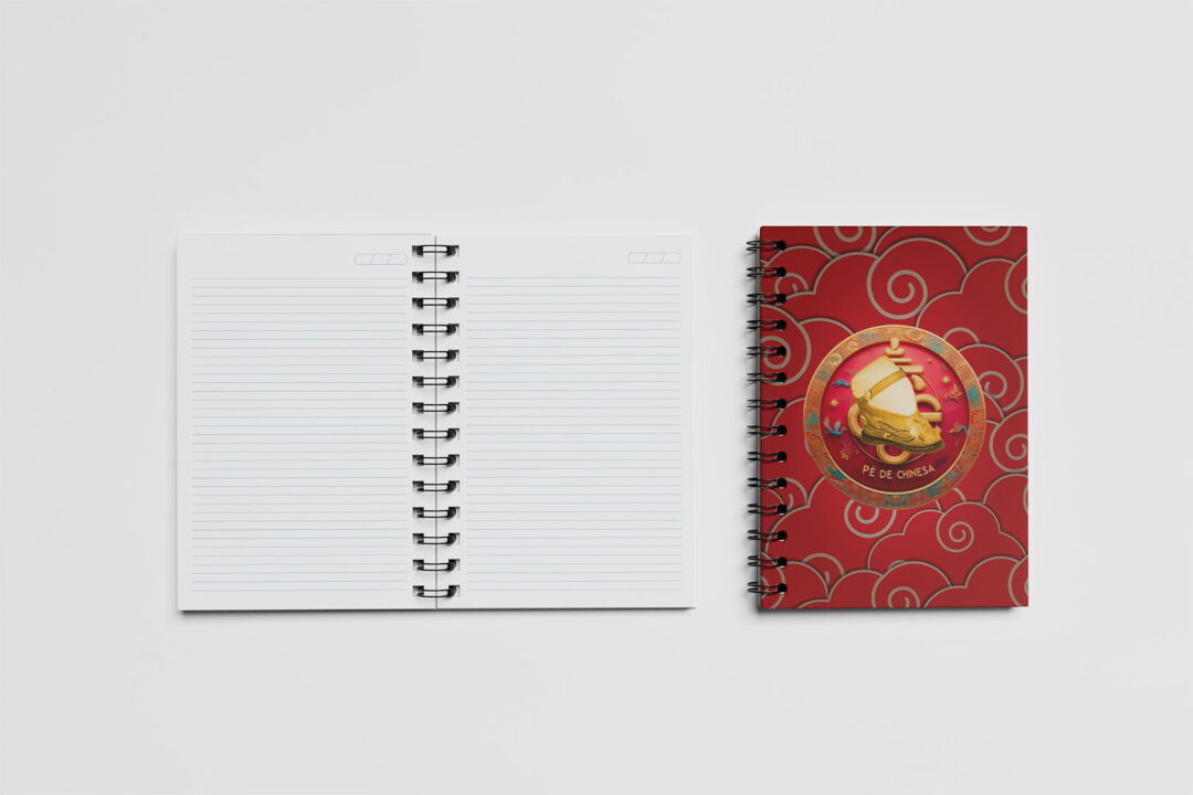 Caderno Grande 19x27cm - Trends - Pé de Chinesa - Nuvens