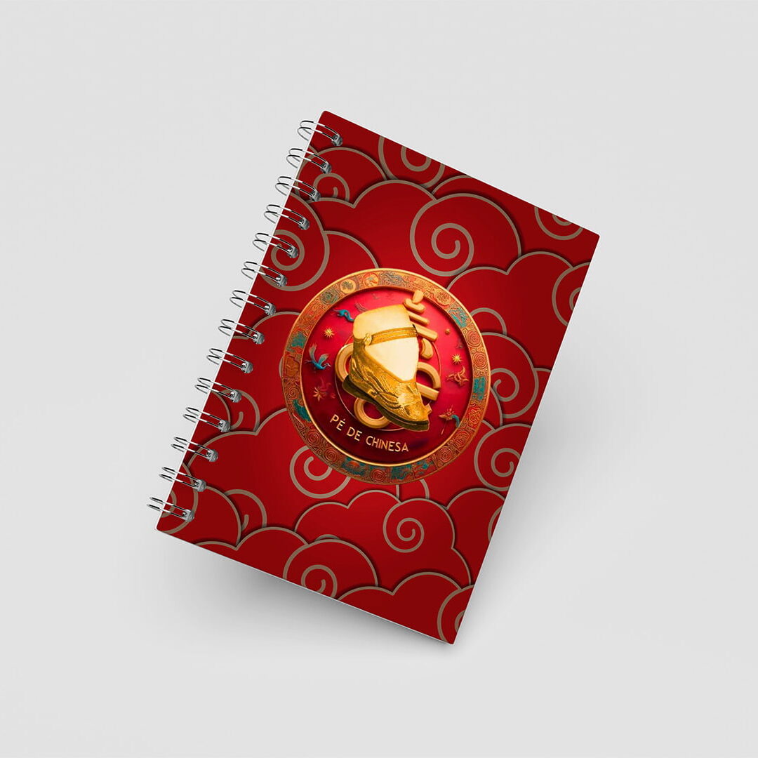Caderno Grande 19x27cm - Trends - Pé de Chinesa - Nuvens