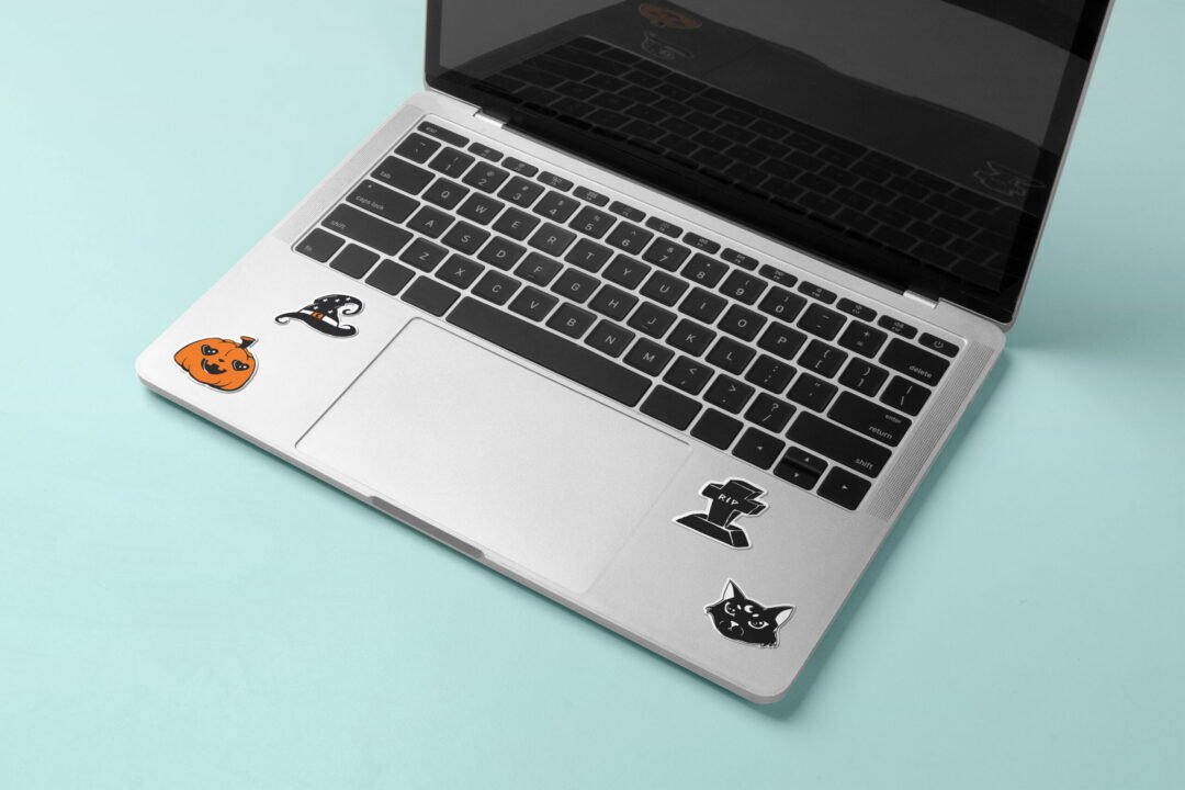 Adesivo 4cm - Halloween - Bruxaria - 48 unidades