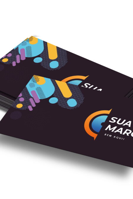 Cartão de Visitas - 100 unidades - Personalize com Sua Marca