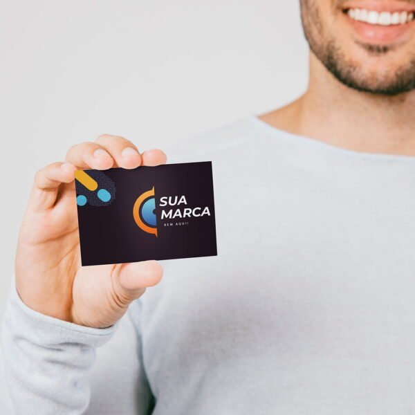 Cartão de Visitas - 100 unidades - Personalize com Sua Marca - Imagem 3