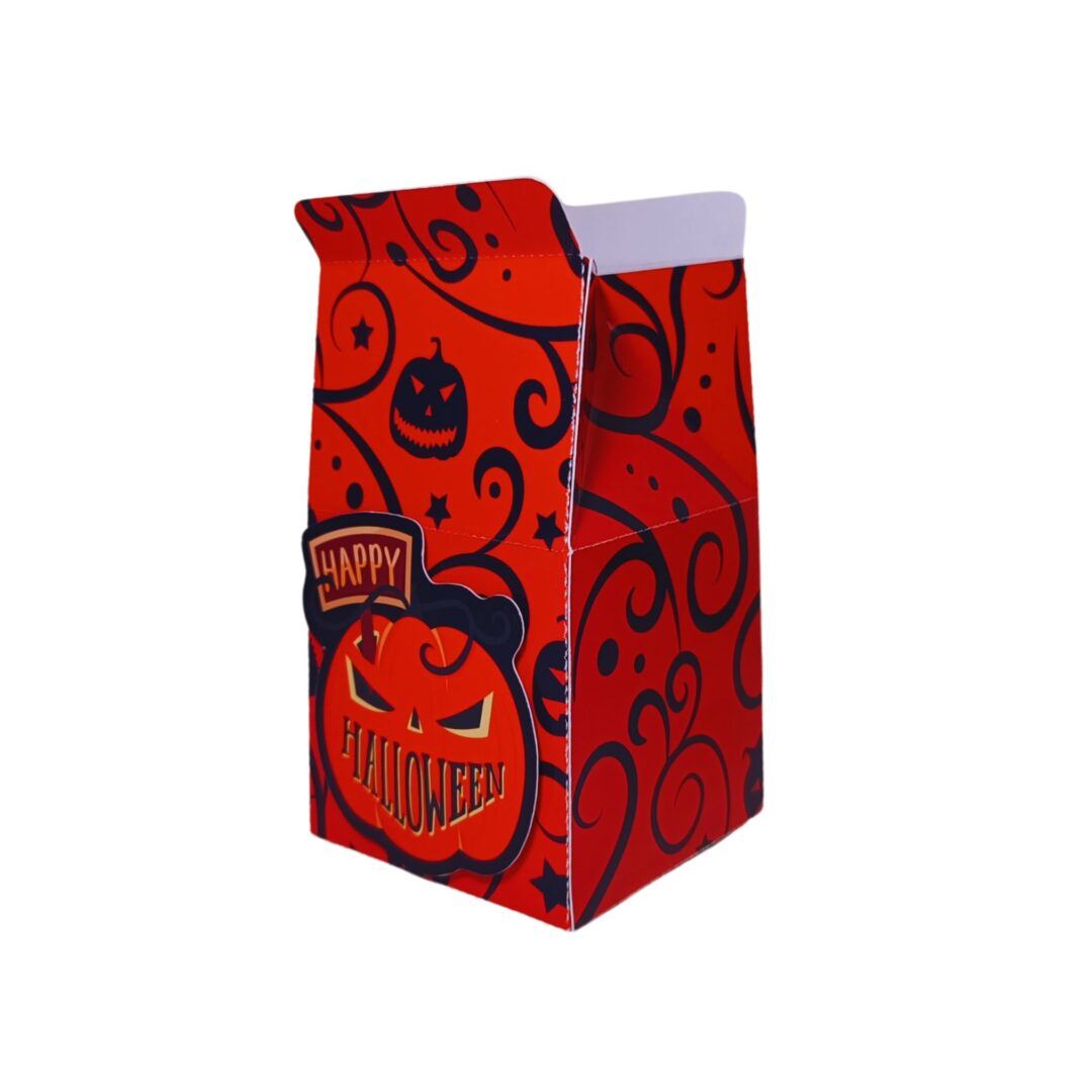 Kit 10 Caixas para Doces de Halloween - Abóbora