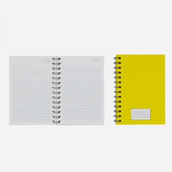 Caderno Grande 19x27 - Escolar - Capa Amarela - Imagem 2