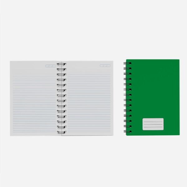 Caderno Grande 19x27 - Escolar - Capa Verde - Imagem 2