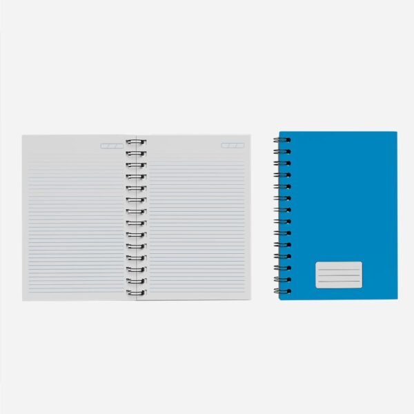 Caderno Grande 19x27 - Escolar - Capa Azul Claro - Imagem 3