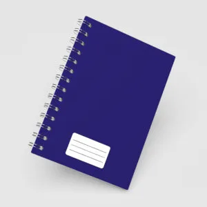 Caderno Grande 19x27 - Escolar - Capa Azul Escuro