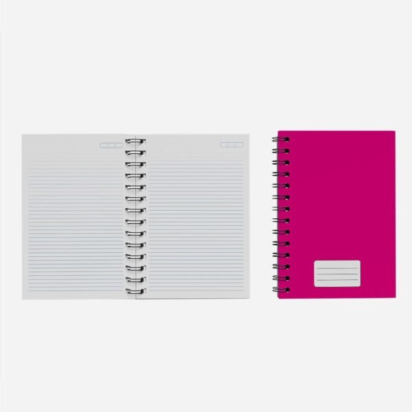 Caderno Grande 19x27 - Escolar - Capa Rosa - Image 3