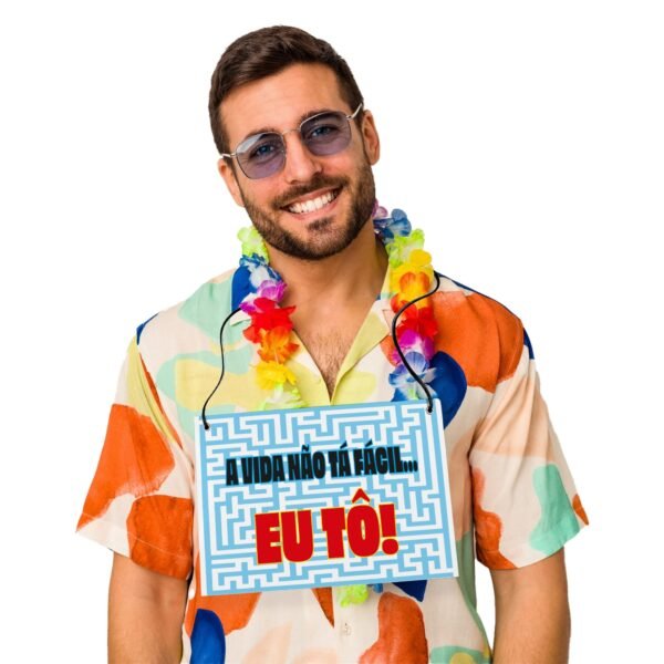 Placa Fantasia de Carnaval - A Vida Não Tá Fácil - Imagem 5