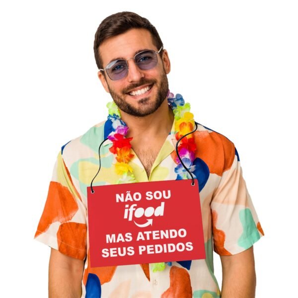 Placa Fantasia de Carnaval - Atendo Pedidos - Imagem 2