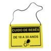 Placa Fantasia de Carnaval - Cuido de Bebês