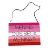Placa Fantasia de Carnaval - LGBTQ - Menina Beija Meninas