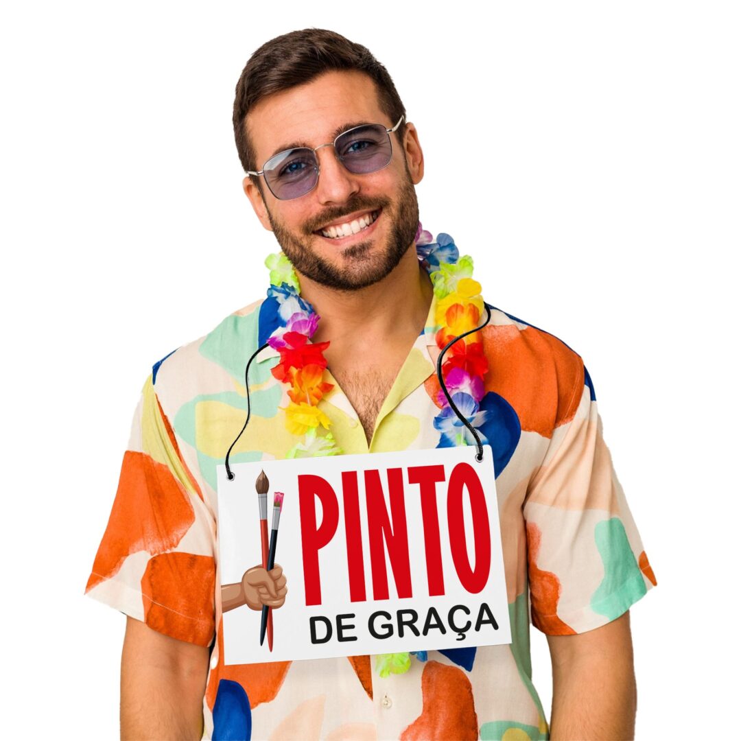 Placa Fantasia de Carnaval - Pintura Grátis