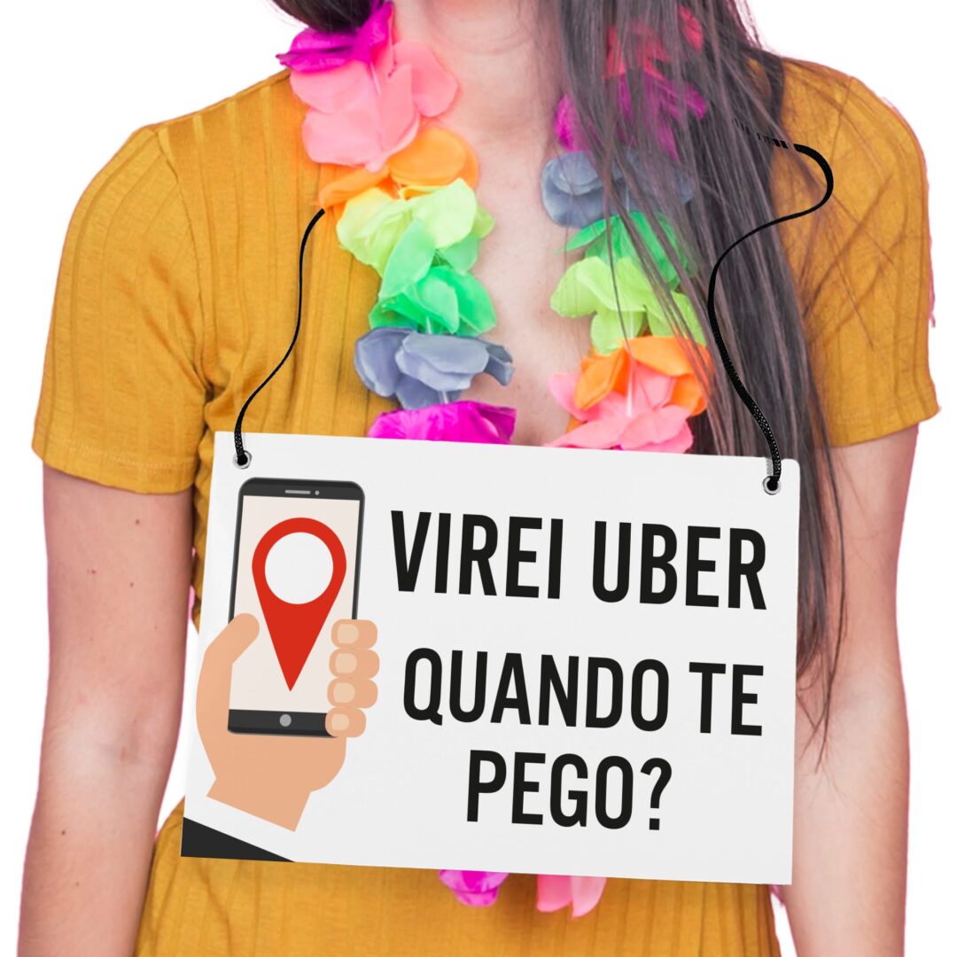 Placa Fantasia de Carnaval - Quando Te Pego