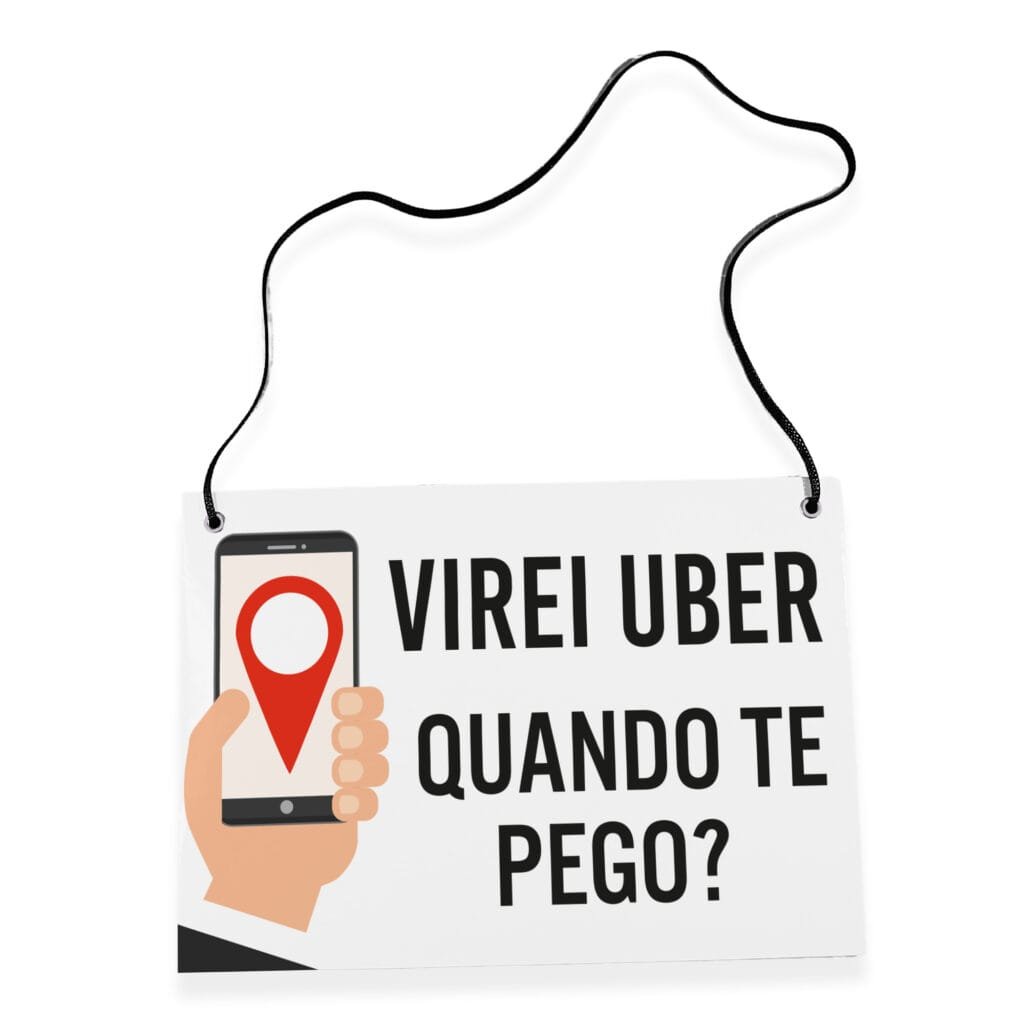 Placa Fantasia de Carnaval - Quando Te Pego