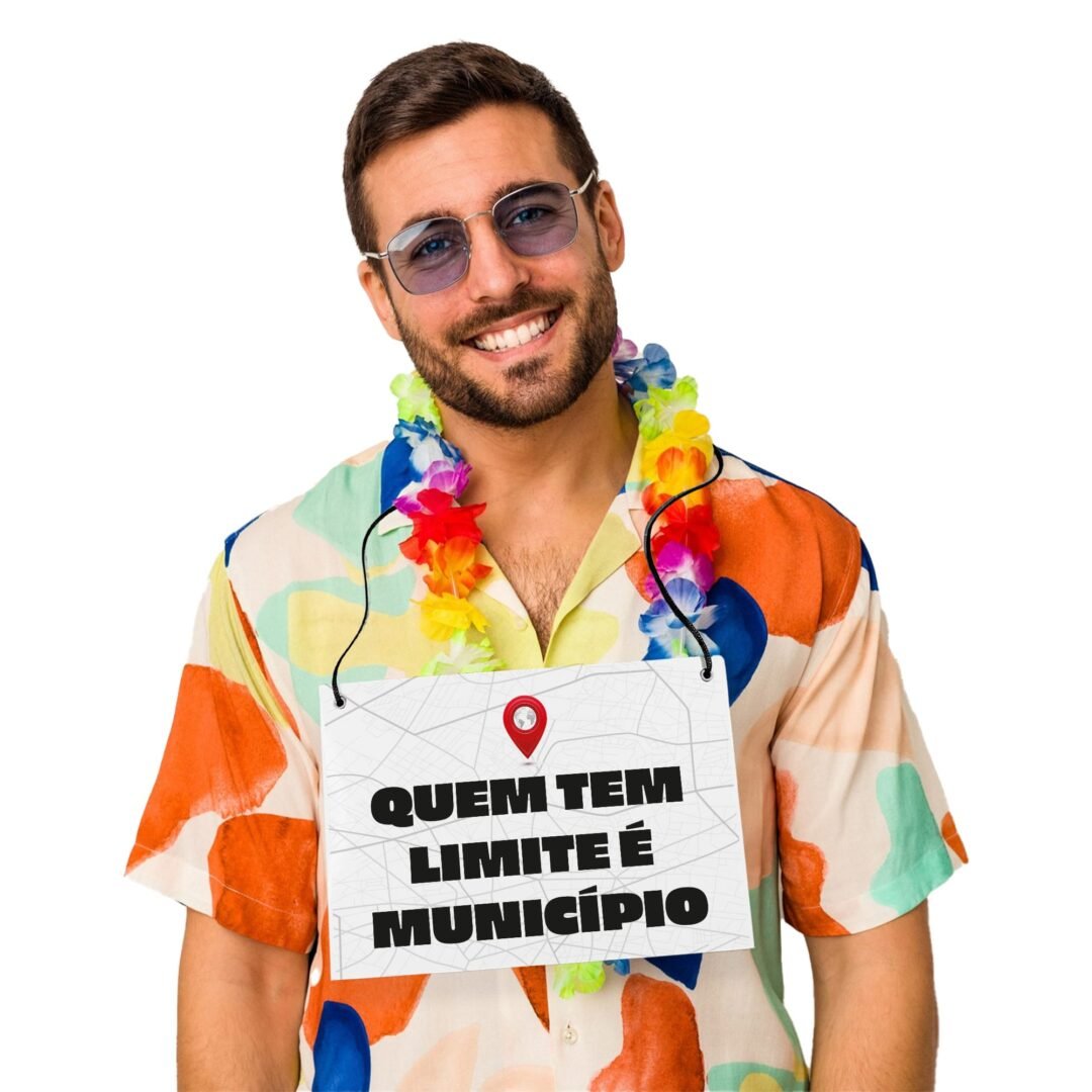 Placa Fantasia de Carnaval - Quem Tem Limite é Município