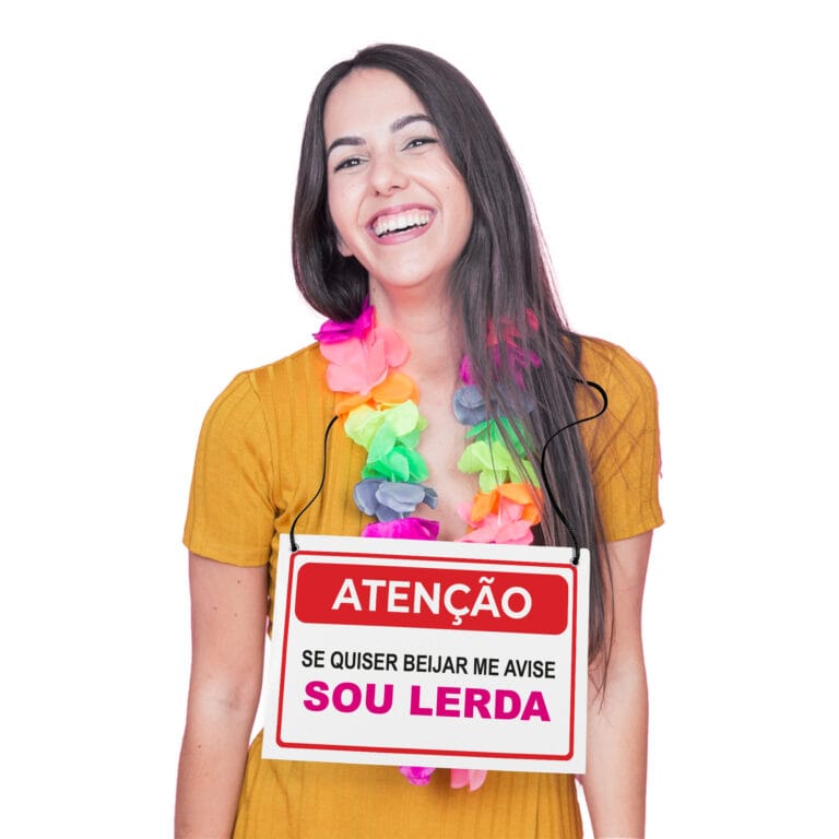 Placa Fantasia de Carnaval – Sou Lerda