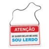 Placa Fantasia de Carnaval - Sou Lerdo