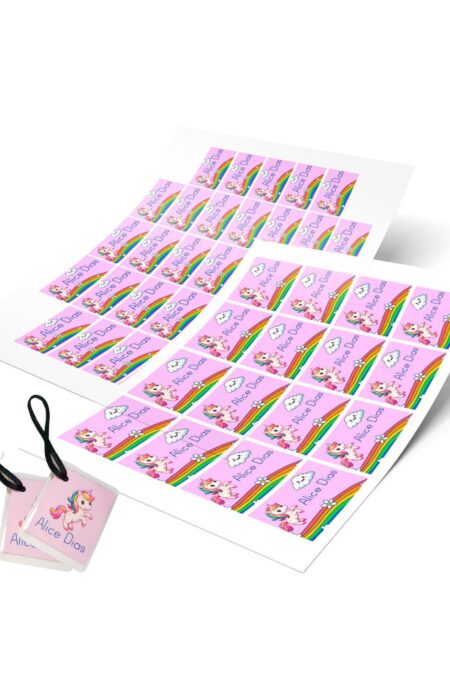 Etiquetas e Tags Escolares - Personalizada - 94 unidades