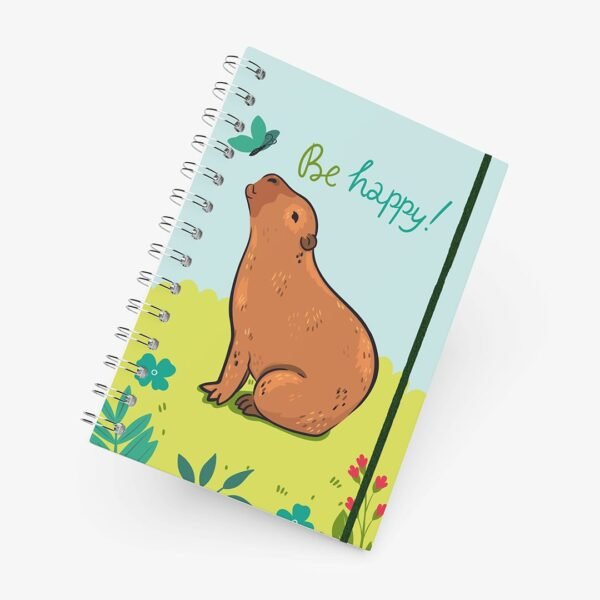 Caderno Grande 19x27 - Capivara - Be Happy