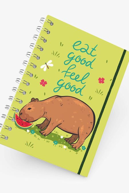 Caderno Grande 19x27 - Capivara - Feel Good