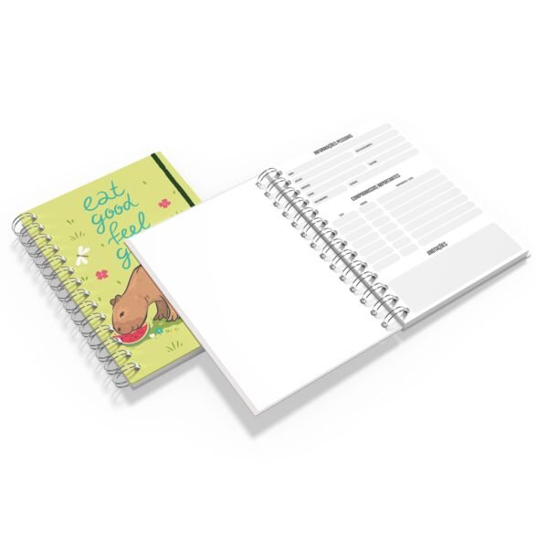 Caderno Grande 19x27 - Capivara - Feel Good - Imagem 3